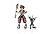 KINGDOM HEARTS Official Exclusive Action Figure - 2-Pack Valor Form Sora & Heartless Soldier - Collectible Replica Figurine Toy for Game Franchise Fans - Statue Set Gift - Licensed Disney Merchandise