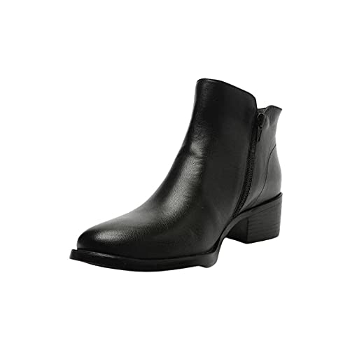 Bota Anacapri Cano Curto Assimétrico, Feminino, Preto, 38