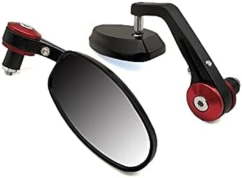 オートバイのバックミラー ドゥカティ 900SS/1000SS 996/998/B/S/R GT 1000 M900/M1000 MS4/MS4R に適合。 ハンドルバーエンドサイドバックミラー