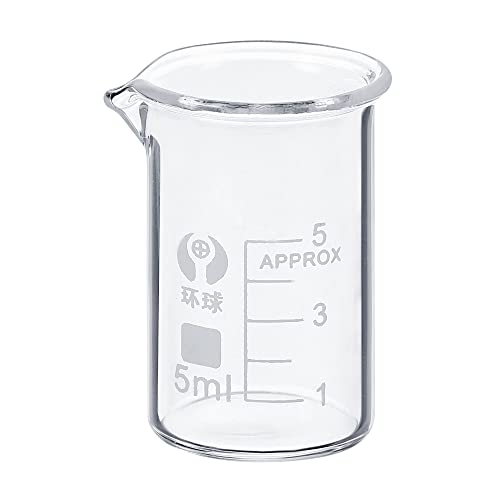 Becher In Vetro Borosilicato - 3 Pezzi Da 100ml | Con Scala Graduata | Per Cucina E Laboratorio - Foto 5