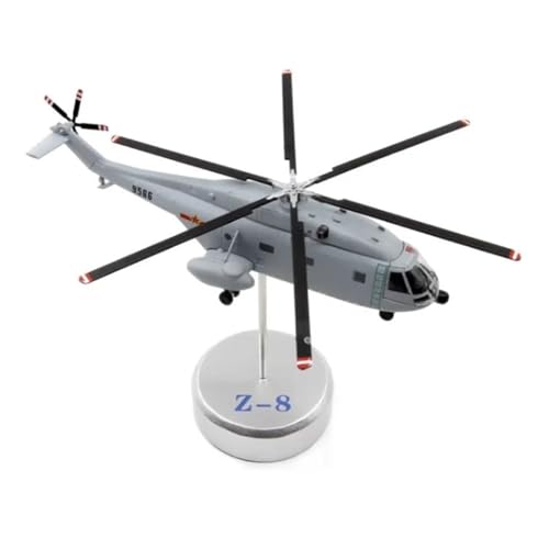 Helicóptero Navy Z-8 escala 1/144 réplica miniatura de 17cm para coleccionistas