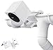 Produktbild Wasserstein wetterfeste Dachrinnenhalterung, kompatibel mit Wyze Cam Outdoor - Bester Betrachtungswinkel für Ihre Überwachungskamera (weiß, 1er Pack)