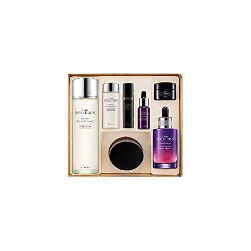 MISSHA Time Revolution Best Seller Special Set II - Essential day and night Kbeauty Missha skincare best sellers all in one kit for healthy and radiant complexion