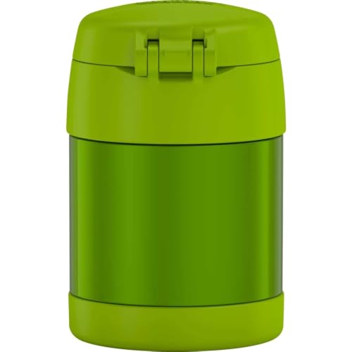 Image of THERMOS FUNTAINER Kids Food Jar with Spoon, 10oz, Lime