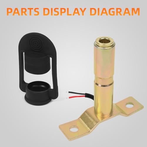 Yuanjoy 2 Pièces Support pour Feu d'Avertissement, Base Métallique avec Câble, Feu Clignotant Tournant - Montage Vertical, Forme-I, pour Chariots Élévateurs, Tracteurs, Machines Agricoles – vue 6