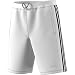 adidas Men's Designed-2-Move 3-Stripe Shorts, White/Black, Large