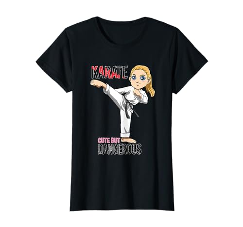 Peligrosa y linda chica de karate Camiseta