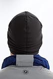 Time To Run Running Hat Beanie Skull Cap For Men & Women - Lightweight Thermal Quick Dry Wicking Black - Image 3