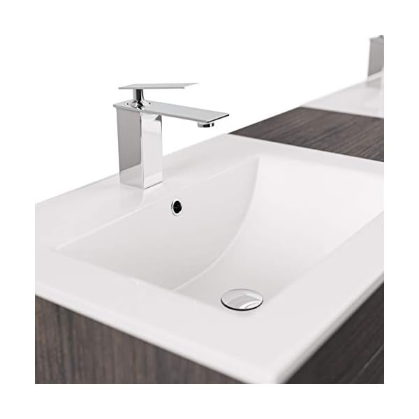 Emotion Double Bathroom Furniture Set with Basin and Centre Console with Sofclose Drawers - Image 9