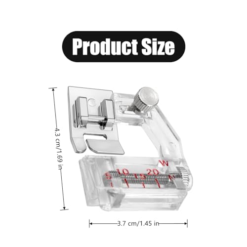 4 Piezas Pie Prensatelas Ajustable para Máquina de Coser miniatura 2