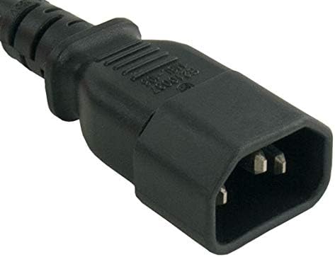Cable Leader 4ft 16 AWG Computer Power Extension Cord IEC320 C13 to IEC320 C14 - 2