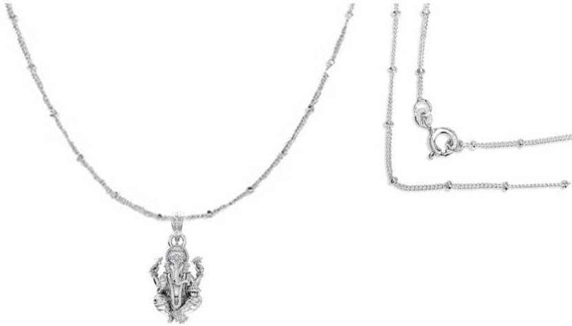 Pendentif Shri Ganesha en argent sterling 925 petit modèle Mtrolls