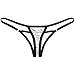 Yihuimin Womens Sexy Low Rise Micro Back G-String Thongs T-Back Tiny Panties Underwear Silver One Size