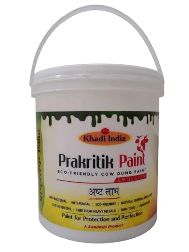 Image of Khadi Prakritik Paint Eco Friendly Cow Dung Emulsion Paint (1 Liter)