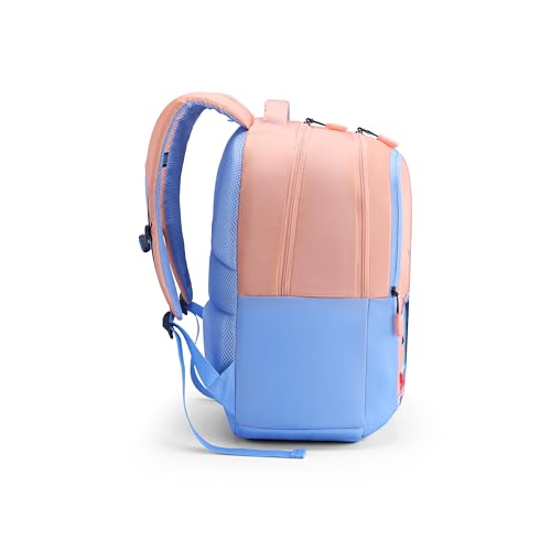 Image of American Tourister Ollie 4.0 Xl 01 G.C.Blu, Extra Large School Backpack, Age 8-12 Years, 3 Compartments,3D Glasses Inside - Atplayunique 32.5 Ltrs Capacity - Girls