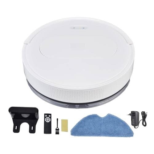 Robot Vacuum - 3 in 1 Smart Sweeper - App Remote Control - Automatic Recharge - Rapid Vacuuming - Navigates Seamless Obstacle Avoidance - One Touch Clean - For Pet Hair Floor