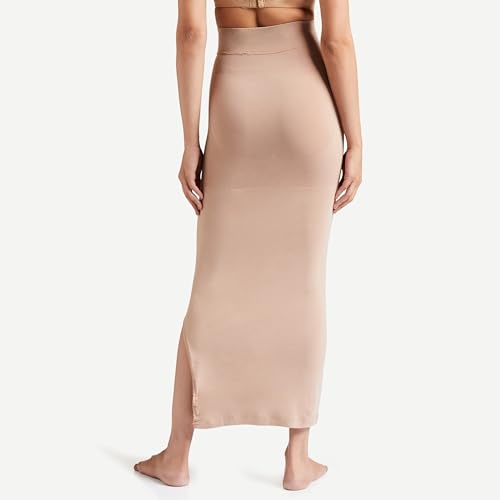 Image of Amazon Brand - Symbol Women's Shapewear| Petticoat | Side Slit | Seamless | Elastane (Available in Plus Sizes)