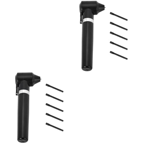 SEWACC 2pcs Mixer Pigment Blender Machine Paddle Permanent Eyebrow Lip Makeup Ink Sticks Cups