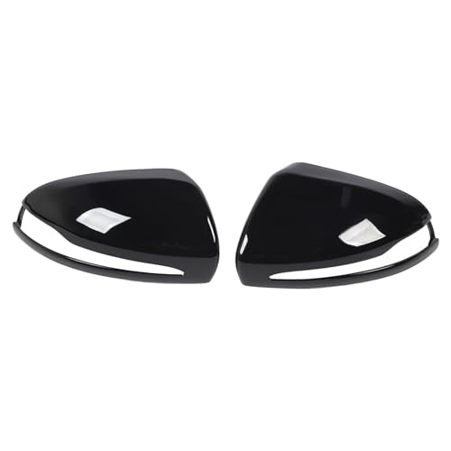 Capuchons de rétroviseur pour Classe C W205 2014-2021 LHD noir brillant