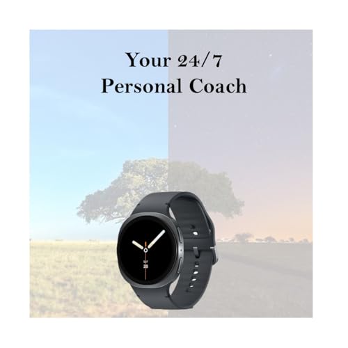 Image of Samsung Galaxy Watch 8 (2025) Buletooth Smartwatch, International Model - Fitness & Sleep Tracking, Heart Rate Monitor, Android Compatible (Not for iOS) + Extra Sport Band (Graphite, 40mm)