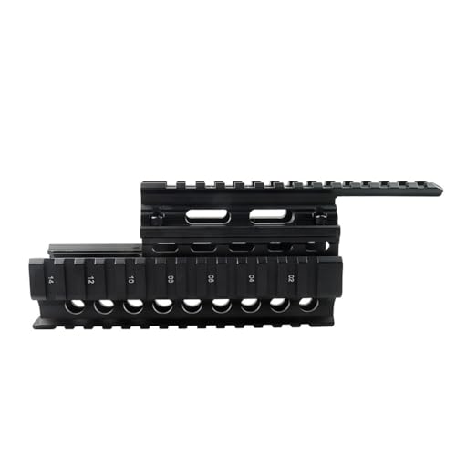 HOUSON Tactical Picatinny Weaver, Double Sided Rail Handguard Rail System Picatinny Rail with Picatinny Side Rail Mount For AK 47 Series - Image 2