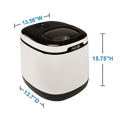 Máquina para hielo portátil AI-250W 50lb miniatura 2