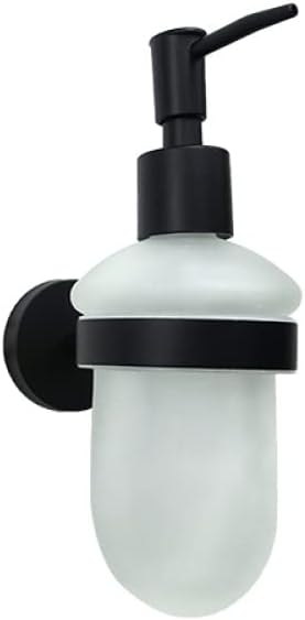 Bathroom Accessories Towel Rack Shelf Matte Black Towel Ring Hanger Wall Mounted Paper Holder Toilet Brush Holder Robe Coat Hook,2 PCS Paper Holder (Soap Dispenser)