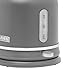 Haden Chelsea 1.7-Liter Stainless Steel Electric Kettle, Hot Water Kettle with 360-Degree Base and Auto Shutoff, Grey & Chrome