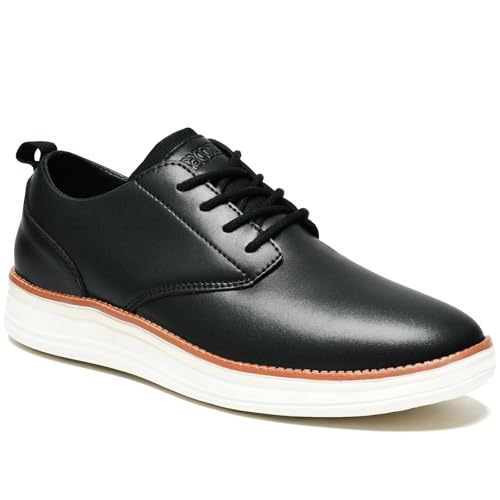 Men's Casual Dress Shoes Plain Toe Derby Oxford Sneakers3