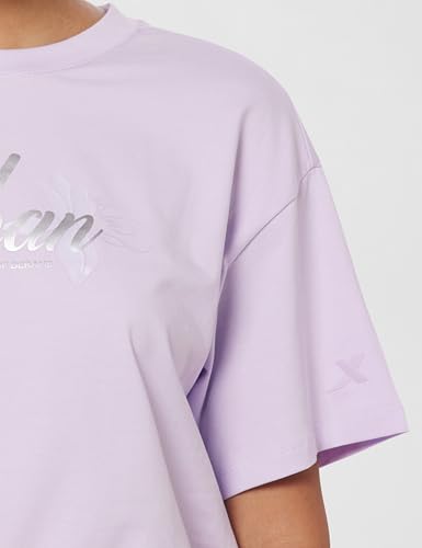Image of XTEP Women's Urban Casual T-Shirt with Combed Cotton Elastane | Moisture-Wicking, Easy Mobility | Soft Touch Stretch