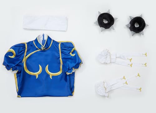 Disfraz Chun Li Street Fighter para Niñas Talla S-M-L miniatura 6