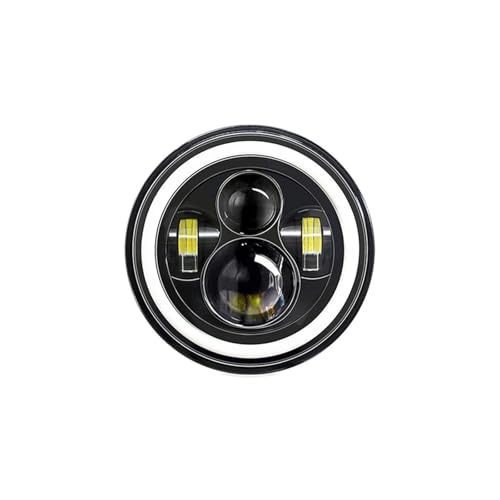 Phares à LED 4 perles 7 pouces 60W pour Wrangler et motos tout-terrain