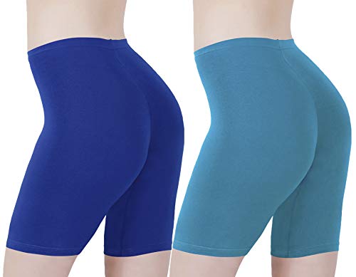 Image of Buy That Trendz Cotton Lycra Tight Fit Stretchable Cycling Shorts Womens | Shorties for Active wear /Exercise /Workout /Yoga /Gym /Cycle /Running Red Grey Combo Pack of 2