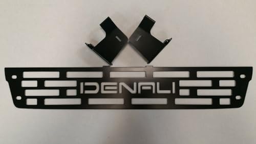 Mountains2Metal 700-130-1 Bumper Grille Insert Denali Edition Powder Coated Black Stainless Steel Compatible thumb #1