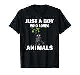 Solo un niño que ama a los animales monky Boys Camiseta