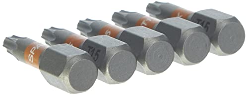 SPAX BIT T-STAR plus T15, 6,4 x 25 mm, 5 Stück in der Dose, 5000009192159
