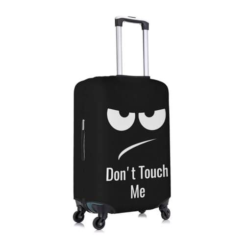 EdNeY Don't Touch Me Travel Luggage Cover Elastic Anti-scratch Suitcase Cover Protector Spandex Stretch Luggage Baggage Covers Fits 25-28 Inch Luggage,L3
