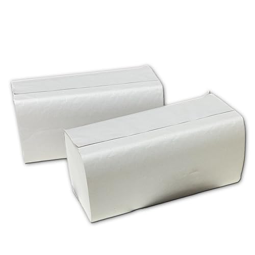 Almericorp Toalla Secamanos Tissue Zig Zag Laminada, Servilleta Z de 2 Capas - Caja de 3.000 unidades
