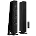 Audizio ARCO Active Bluetooth Floor Standing HiFi Speaker System with Wireless Pairing, Stereo Tower with USB, Optical TV Input, Wired or Wireless Connectivity, Remote Control, Independent Downlight,