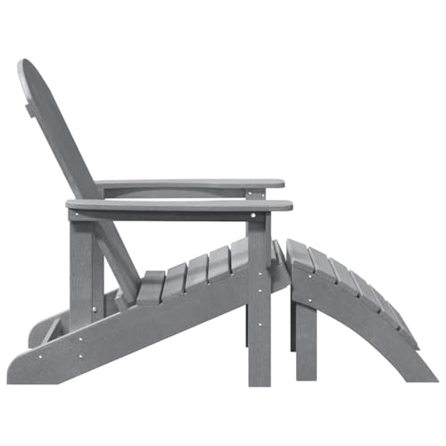 Fauteuil Adirondack en polyéthylène haute densité robuste avec dossier ergonomique - 6