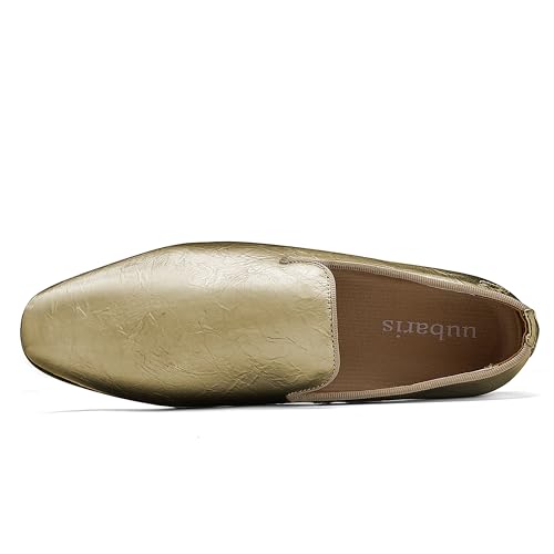 Image of UUBARIS Mens Dress Loafers Tuxedo Suit Slip on Shoes