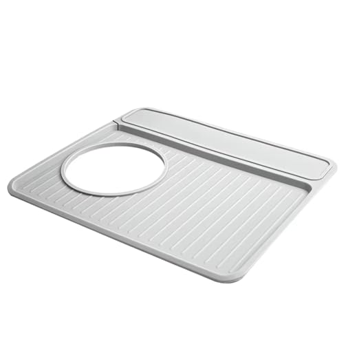 Tappetino silicone per Pressare LEspresso per Uso Alimentare-Antiscivolo Copertura Superiore per Uso Alimentare per Macchine per Caffè Espresso Bianca