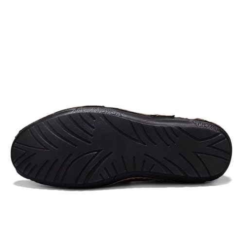 Men's Leather Loafers Slip On Shoes,Casual Fashion Business Arkget Office Driving Shoes for Men【includes Extra Insole】4