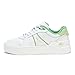 Lacoste Womens L002 Evo Sneaker, WHT/LT GRN, 9