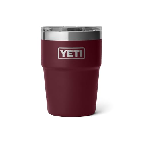 Image of YETI Rambler 16 oz Stackable Tumbler, Vacuum Insulated, Stainless Steel with MagSlider Lid | Stackable