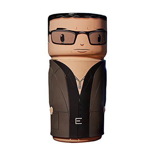 CosCups by Numskull Jurassic Park Ian Malcolm - Taza de cerámica con funda de goma (400 ml)