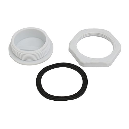 sourcing map 10 Stk. Kabel Verschraubungskappe PG29 Nylon Außengewinde Schraube Endkappe Grau