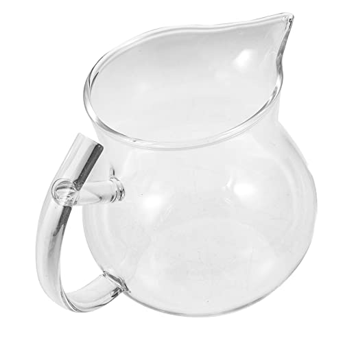 ABOOFAN Tazza Da Caffè in Vetro Trasparente Tazza Da Tè Erogatrice Manico Accessorio Per Tè Caraffa Per Bevande Versatile