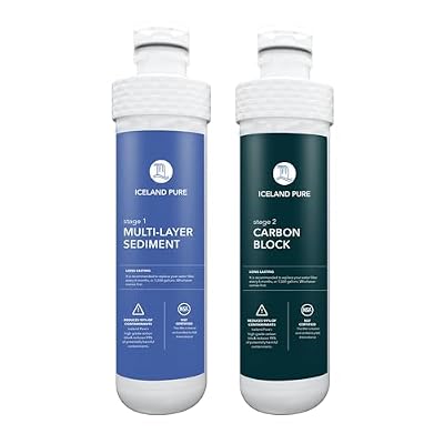 Replacement Filters Compatible with Avalon Branded Bottleless Water Coolers, Lasts 1500 Gallons, Dual Set