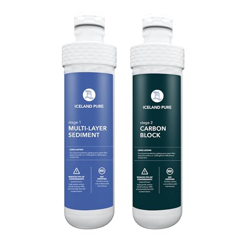 Replacement Filters Compatible with Avalon Branded Bottleless Water Coolers Lasts 1500 Gallons Dual Set
